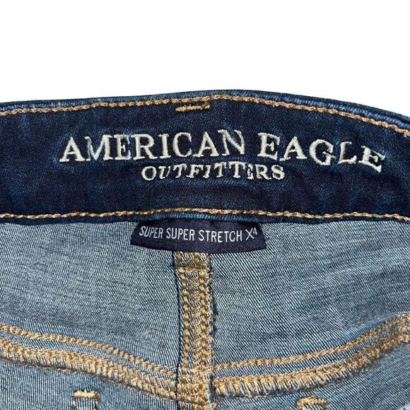 American Eagle Outfitters super super stretch X4 cuffed jegging 4 - Picture 5 of 7